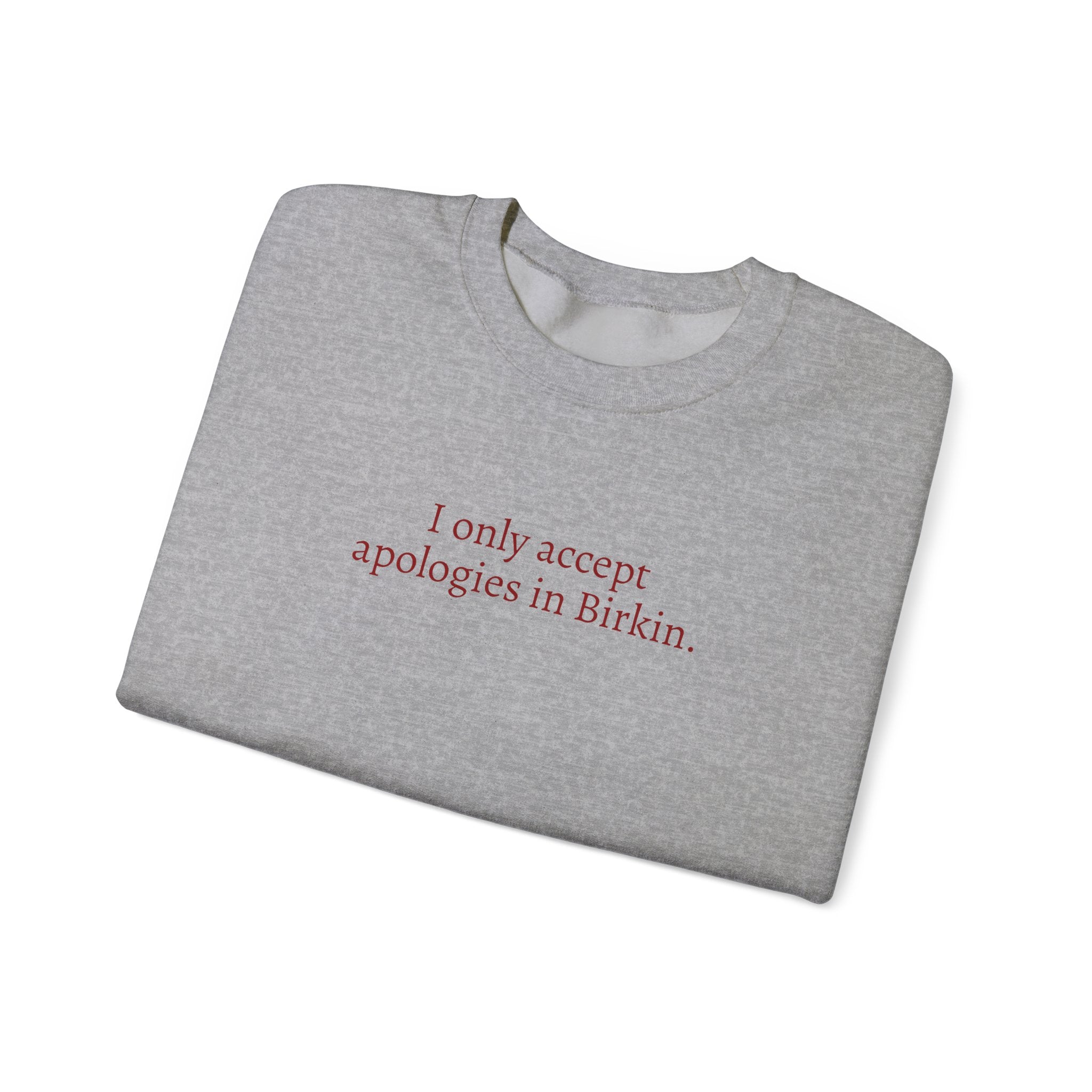 Apology Crewneck Sweatshirt