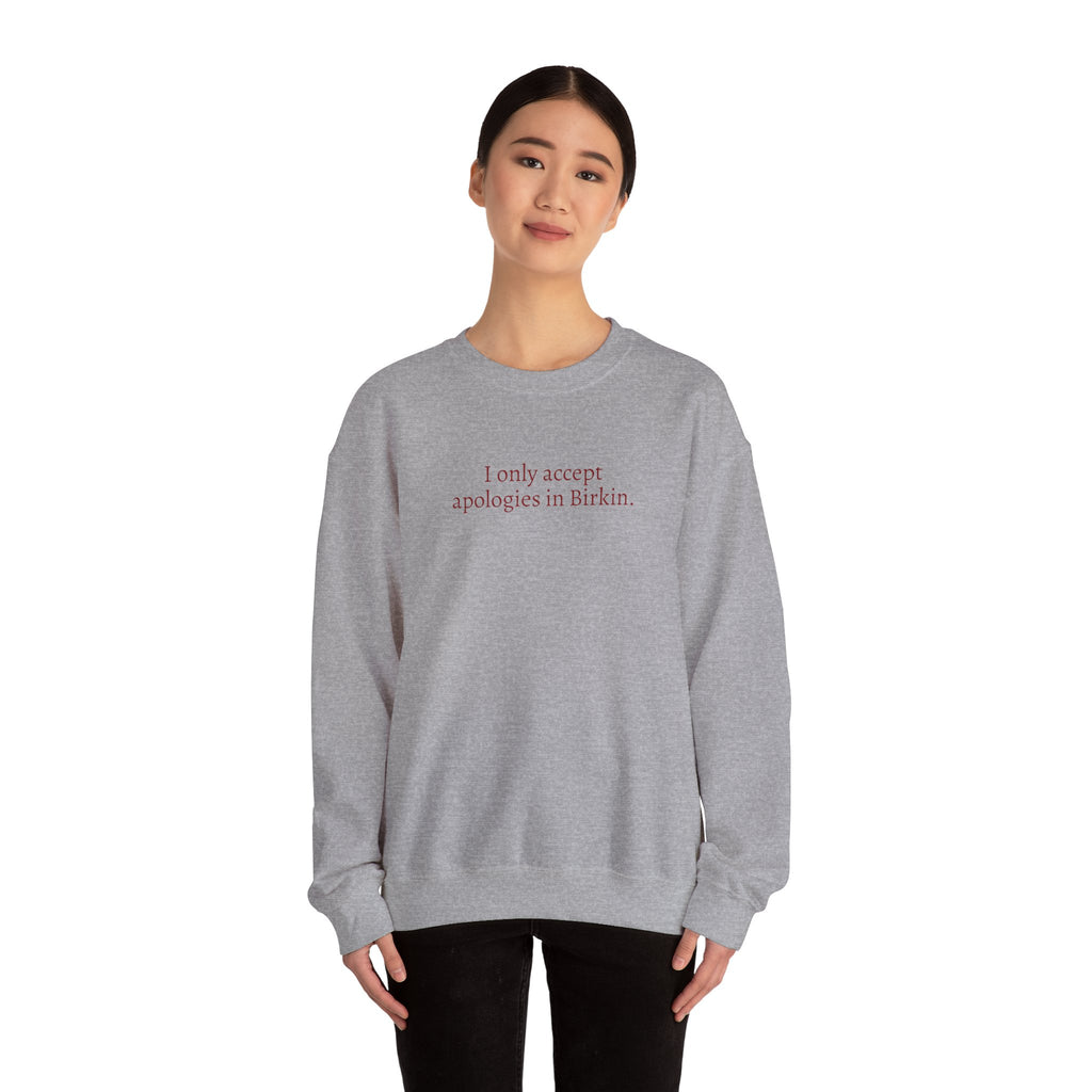 Apology Crewneck Sweatshirt