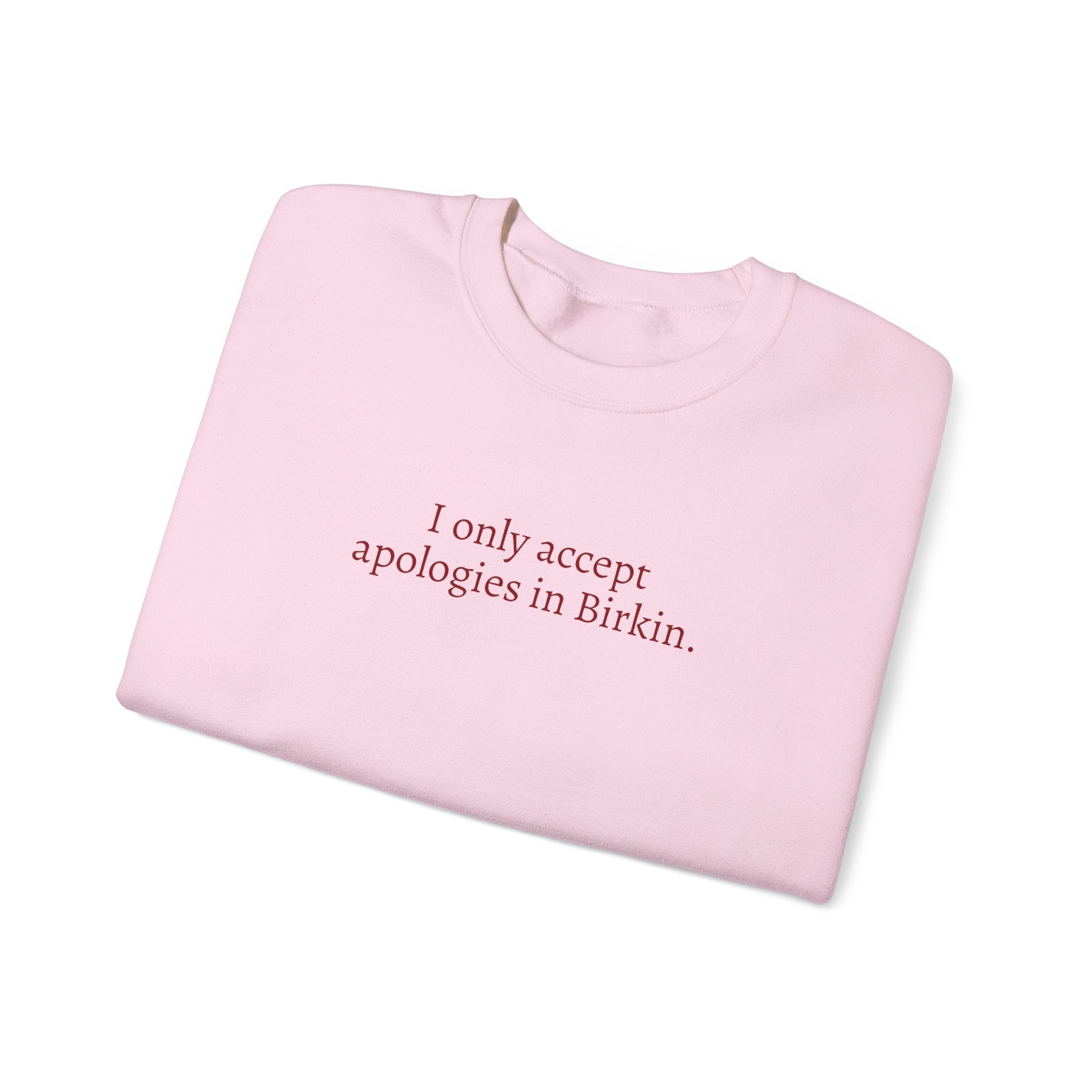 Apology Crewneck Sweatshirt